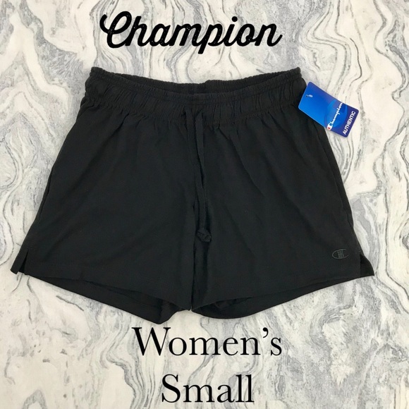 black champion shorts women